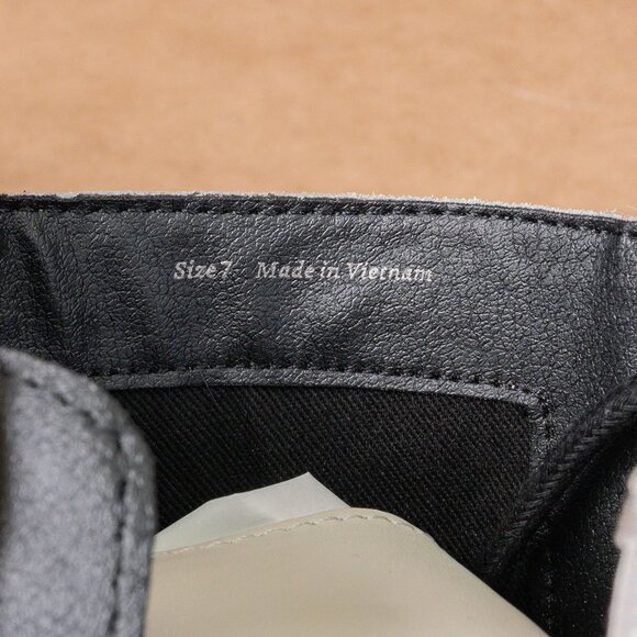 Dolce Vita Women Ronson Offwhite Leathe Lace-up Strap Combat Boots sz 7 - Picture 7 of 8